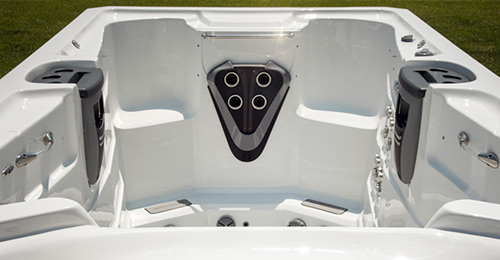 Air injected vip swim spa jets